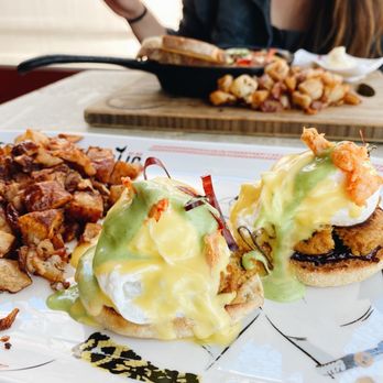 Breakfast Republic - Crab & crawfish cake benedict - Breakfast & Brunch Near Me - San Diego, California