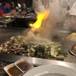 Tepanyaki Japanese Steakhouse - Onion volcano