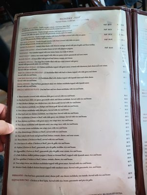 Menu photo 2 Los Panchitos Trinity, TX