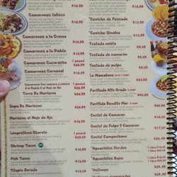 Plaza Mexico - Menu