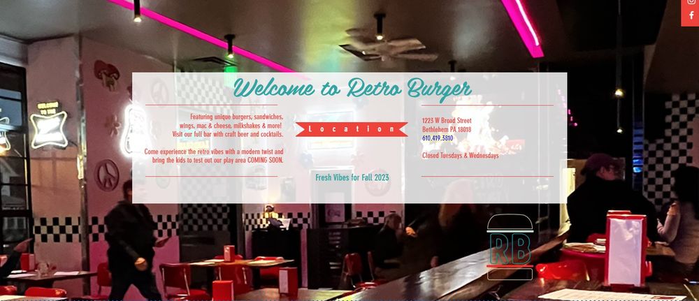 Food from Retro Burger