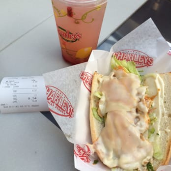 Charleys Cheesesteaks - Strawberry lemonade and buffalo chicken sandwich - Sandwiches Near Me - Indianapolis, Indiana