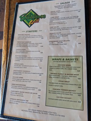 Menu photo 8 Sidelines Grill Ashland City, TN