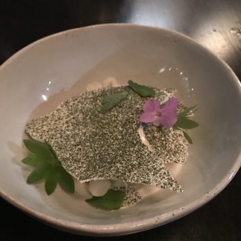 Actinolite Restaurant - Beautiful. The almond or cherry ice cream (might be mixed) w/ fresh cheese is awesome but the apricots in it tasted bland. - Canadian (New) Near Me - Toronto, Ontario