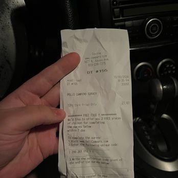 Pollo Campero Covina - Receipt - Chicken Shop Near Me - Covina, California