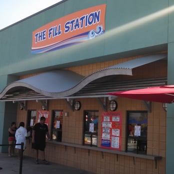 DropZone Waterpark - Food court (Fill Station). - Water Parks Near Me - Perris, California