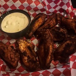 The Salty Dog Bar & Grill - Wings!  Yes, totally awesome!!!