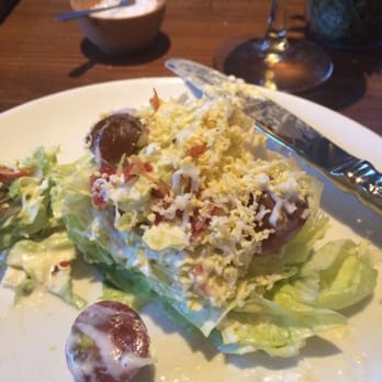 Catalan - The wedge salad with Cabrales cheese - Mediterranean Near Me - Rancho Mirage, California Catalan - The wedge salad with Cabrales cheese - Mediterranean Near Me - Rancho Mirage, California