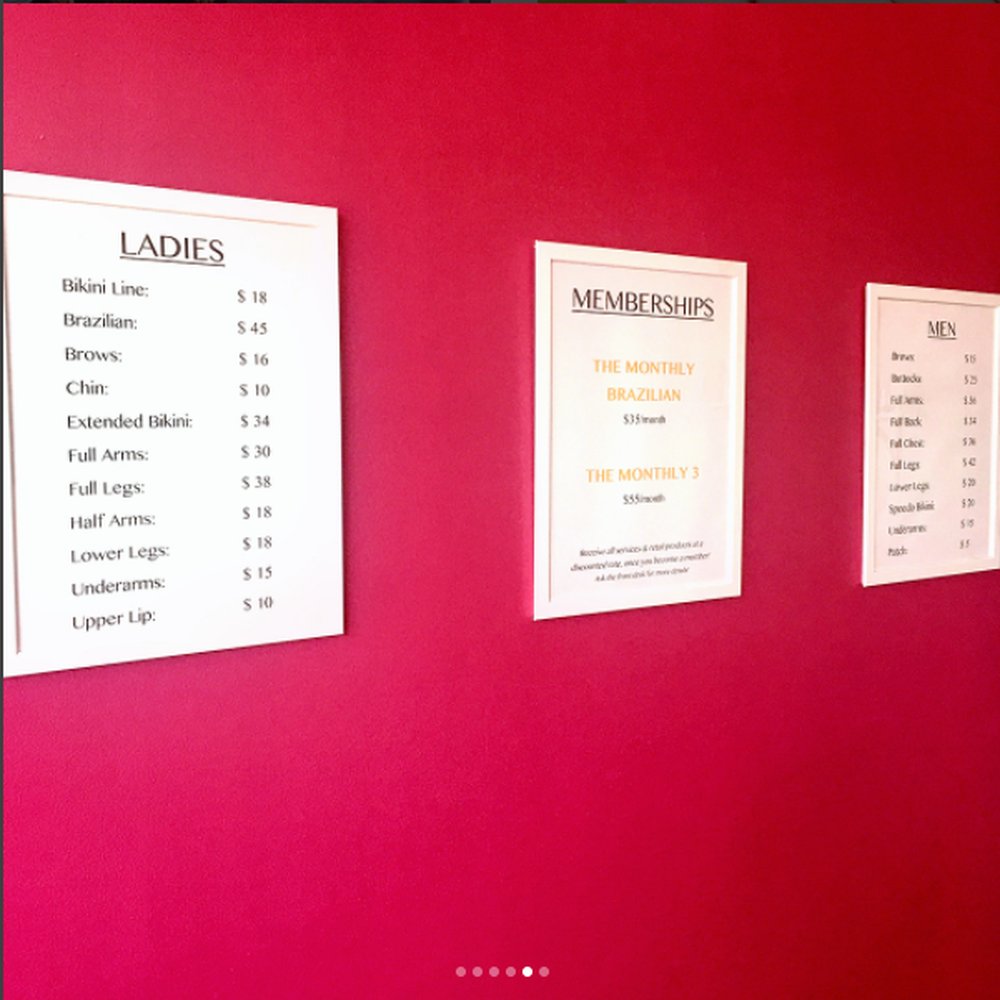 The Wax Studio - Price List - Waxing Near Me - Toronto, Ontario The Wax Studio - Price List - Waxing Near Me - Toronto, Ontario