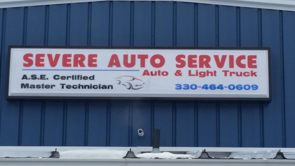 SEVERE AUTO SERVICE Updated September 2024 226 S Elm St, Orrville