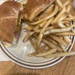 Western Sandwich with French Fries Western Sandwich with French Fries
