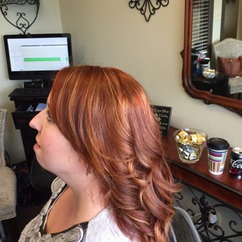 Beautiful By Dawn - Beautiful copper with highlights! - Hair Salons Near Me - Moore, Oklahoma