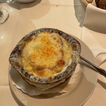 Tavira Restaurant - Onion soup. - Mediterranean Near Me - Chevy Chase, Maryland