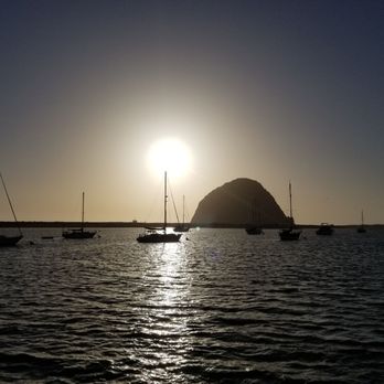 Morro Bay - Beautiful view of sun setting in Morro Bay - Landmarks & Historical Buildings Near Me - Morro Bay, California