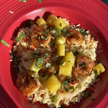 Louie's Grill and Bar - Blackened Shrimp Rice Bowl - American Near Me - Norman, Oklahoma Louie's Grill and Bar - Blackened Shrimp Rice Bowl - American Near Me - Norman, Oklahoma