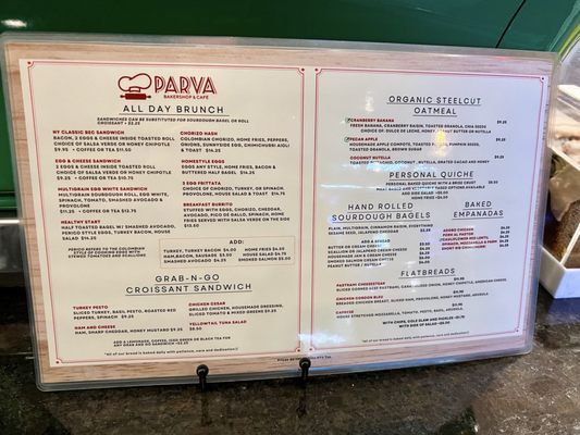Menu photo 2 Parva Bakeshop Cafe Jackson Heights, NY
