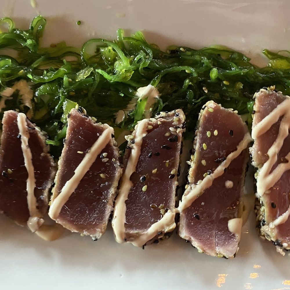Edgewater Restaurant - Pan Seared Tuna* - Seafood Near Me - Hampton Bays, New York Edgewater Restaurant - Pan Seared Tuna* - Seafood Near Me - Hampton Bays, New York