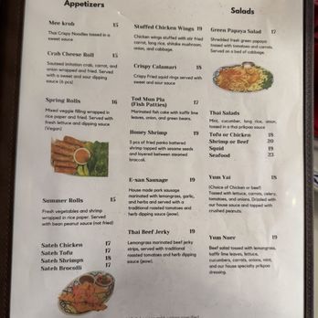 Saeng's Thai Cuisine - menu - Japanese Near Me - Kailua, Hawaii Saeng's Thai Cuisine - menu - Japanese Near Me - Kailua, Hawaii
