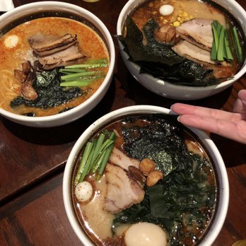 Ramen Dojo - Two Garlic Pork bowls (extra flavored egg $2.50 and seaweed $1.25) and a Soy Sauce Bowl--12.95 - Ramen Near Me - San Mateo, California Ramen Dojo - Two Garlic Pork bowls (extra flavored egg $2.50 and seaweed $1.25) and a Soy Sauce Bowl--12.95 - Ramen Near Me - San Mateo, California