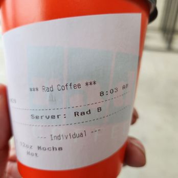 Rad Coffee - The other side of the cup of hot espresso Mocha that I drank to the last delicious drop. - Coffee & Tea Near Me - Covina, California Rad Coffee - The other side of the cup of hot espresso Mocha that I drank to the last delicious drop. - Coffee & Tea Near Me - Covina, California