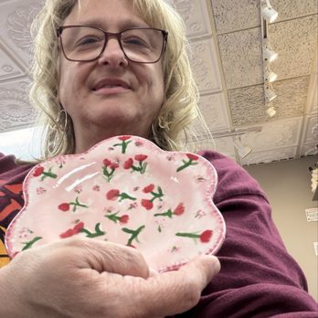 Paint A Pot - A picture of me & my plate - Paint-Your-Own Pottery Near Me - Holland, Michigan Paint A Pot - A picture of me & my plate - Paint-Your-Own Pottery Near Me - Holland, Michigan