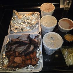 Pioneer BBQ - Family pack #1. Plus an extra side. Delicious.