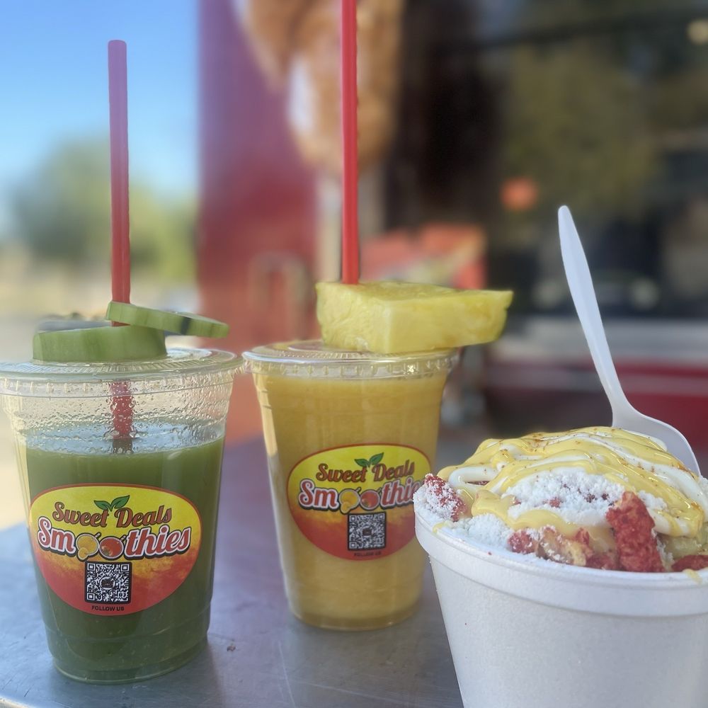 Sweet Deals - Super green, DMango, Elote en Vaso) - Juice Bars & Smoothies Near Me - Riverside, California Sweet Deals - Super green, DMango, Elote en Vaso) - Juice Bars & Smoothies Near Me - Riverside, California