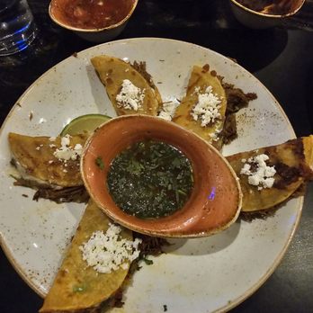 Caló Kitchen + Tequila - Beef queso tacos - Cocktail Bars Near Me - Costa Mesa, California