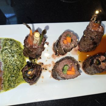 Takashi - Waygu beef wrapped around carrots and green onions, 3 sauces - Sushi Bars Near Me - Salt Lake City, Utah