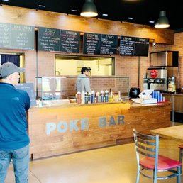 Cute little space. Poke Bar.