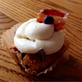 The Copper Hen - Bacon blueberry muffin with cream cheese frosting - New American Near Me - Minneapolis, Minnesota The Copper Hen - Bacon blueberry muffin with cream cheese frosting - New American Near Me - Minneapolis, Minnesota