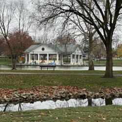 Shawnee Park - Pavilion by pond