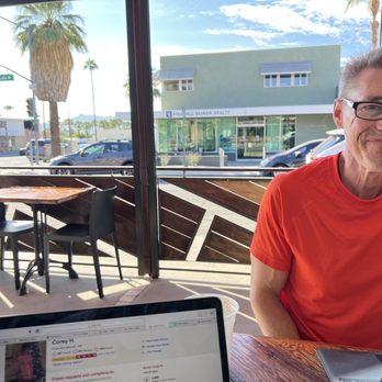 Ernest Coffee - My outside view! - Coffee & Tea Near Me - Palm Springs, California
