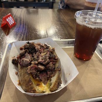 Roegels Barbecue Katy - Brisket Baked Potato - Barbeque Near Me - Katy, Texas Roegels Barbecue Katy - Brisket Baked Potato - Barbeque Near Me - Katy, Texas