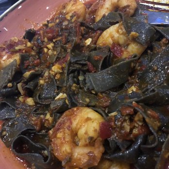 Sicily Coal Fired Pizza - Sicilian Shrimp Squid ink pasta - Pizza Near Me - Middletown, Connecticut Sicily Coal Fired Pizza - Sicilian Shrimp Squid ink pasta - Pizza Near Me - Middletown, Connecticut