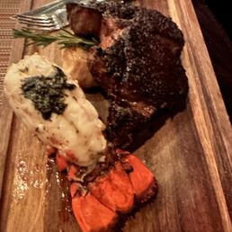 Ribeye with lobster Ribeye with lobster