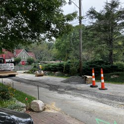 Blowing Rock Properties Inc - Laying sewer line