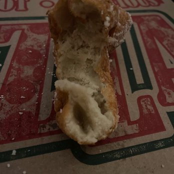 Gencarelli's Pizza Factory - Undercooked sticky zeppole - Italian Near Me - Newark, New Jersey