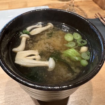 Sugo Hand Roll Bar - Miso soup! - Sushi Bars Near Me - Seattle, Washington Sugo Hand Roll Bar - Miso soup! - Sushi Bars Near Me - Seattle, Washington