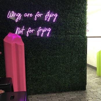 Vegan On The Fly - In the waiting area, cute wall right? - Food Trucks Near Me - New York, New York Vegan On The Fly - In the waiting area, cute wall right? - Food Trucks Near Me - New York, New York