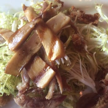 Phil's Tara Hideaway - The duck confit and crispy duck skin salad with trumpet mushrooms and fried artichoke . Soooo good! OMG - New American Near Me - Stillwater, Minnesota Phil's Tara Hideaway - The duck confit and crispy duck skin salad with trumpet mushrooms and fried artichoke . Soooo good! OMG - New American Near Me - Stillwater, Minnesota