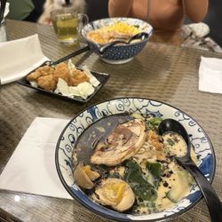 Sora Sapporo Ramen - Top 1 tonkotsu ramen - add egg - add black garlic oil