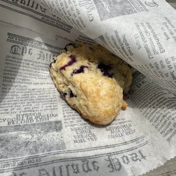 Nice Place Coffee & Chocolate Library - Scone blueberry - Coffee & Tea Near Me - Speonk, New York Nice Place Coffee & Chocolate Library - Scone blueberry - Coffee & Tea Near Me - Speonk, New York