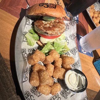 Ford's Garage Florence - Turkey burger and tots! - Burgers Near Me - Florence, Kentucky