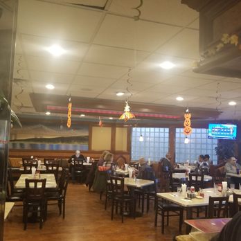 Eldorado Diner - Back room. Giant TV back there. - Diners Near Me - Elmsford, New York