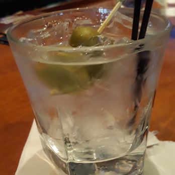Outback Steakhouse - Tito's and tonic. I asked for "Tito's and tonic with olives." What did I get? THREE large olives. Oh, yeah. - Steakhouses Near Me - Henderson, Nevada Outback Steakhouse - Tito's and tonic. I asked for "Tito's and tonic with olives." What did I get? THREE large olives. Oh, yeah. - Steakhouses Near Me - Henderson, Nevada
