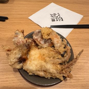 Tendon Kohaku - Soft shell crab side - Japanese Near Me - Bellevue, Washington