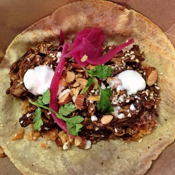 Corazon Cocina - Mole con pollo tacos - Mexican Near Me - Santa Barbara, California