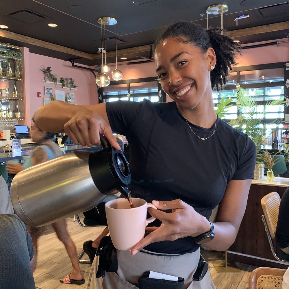 Haven Haus Cafe - Our fabulous server Paula. Always a smile and happy attitude! - Breakfast & Brunch Near Me - Temecula, California Haven Haus Cafe - Our fabulous server Paula. Always a smile and happy attitude! - Breakfast & Brunch Near Me - Temecula, California