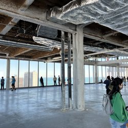 Open House Chicago - Unfinished office space. 360 of uninterrupted Chicago views. This was special as it would not be possible to do once the offices go in.